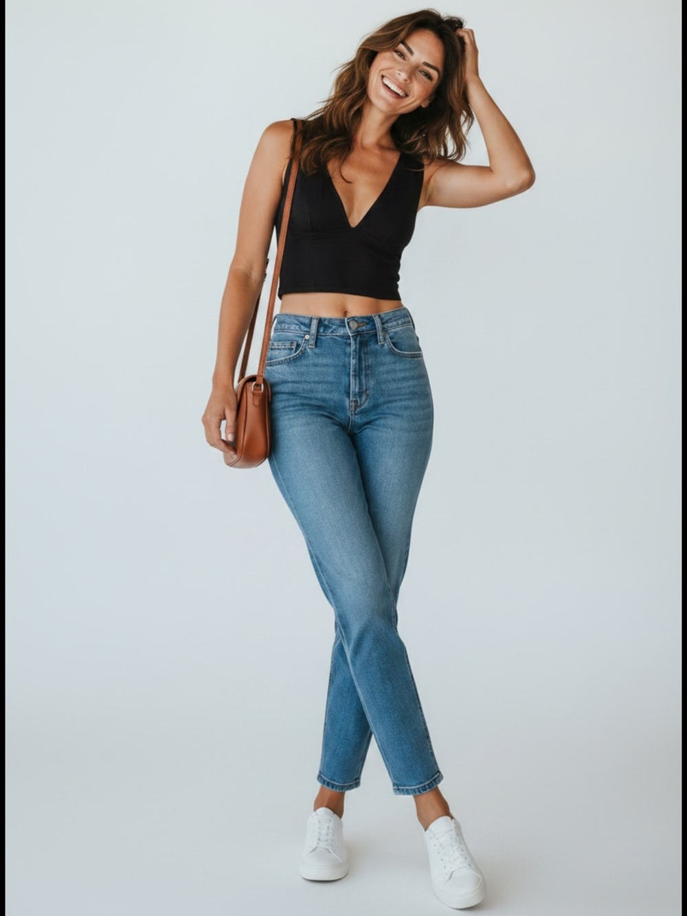 NWT Free People Intimately Duo Corset Cami Top | Black | Size L